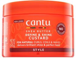  Cantu Shea Butter Define & Shine Custard hajformázó krém fényes hullámos és göndör hajért 340 g