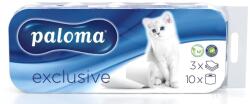 Paloma wc papír Exclusive Soft 3 rétegű 10 tek. Fehér (456312)