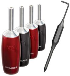 AudioQuest 500BS ezüstözött banándugó (4db/csomag)