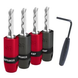 AudioQuest SureGrip 300 Silver banándugó (4db/csomag)