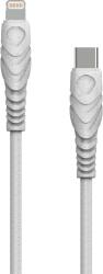 Biond BIO-12-TIP USB Type-C Apa - Lightning Apa Adat és Töltő Kábel - 1.2 m, Fehér