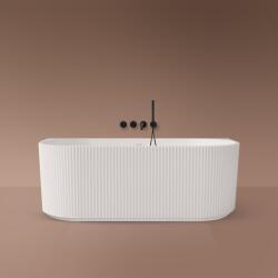 Oltens Hamnes fal mellé szerelhető fűrdőkád 170x80 cm négyszögletes fehér 12026000 (12026000)