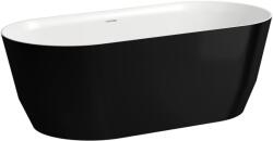 Laufen Pro térben álló kád 165x75 cm ovális fehér-fekete H2399520640001 (H2399520640001)