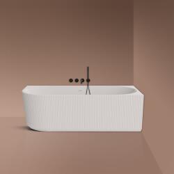 Oltens Hamnes sarokkád 160x75 cm ovális fehér 11008000 (11008000)