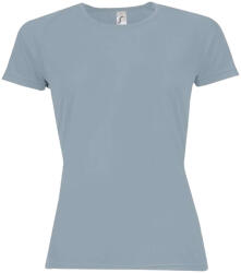 SOL'S Női Sportos Raglan póló XS kék|szürke