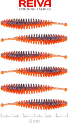 Reiva Tiny Worm 6cm 6db/cs (Orange Disco) (9905-061) - jadabo