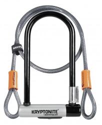 Kryptonite Kryptolok STD kulcsos U-lakat + hurokkábel