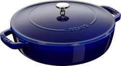 Staub Tigaie Staub adâncă 28 cm albastră cu două mânere și capac (40511-476-0)