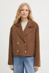 BOSS gyapjú dzseki - barna 38