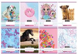 Nebulo Füzet, A5, 1. osztályos vonalas, 14-32, Cuki minták, Nebulo (DB5999565288945) - nyomtassingyen