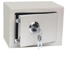 Extralink Home otthoni és irodai széf, kulcsos, fehér, S-404