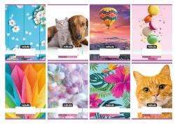 Nebulo Füzet, A5, 4. osztályos vonalas, 21-32, Cuki minták, I. , Nebulo (DB01.08105) - tonerpiac