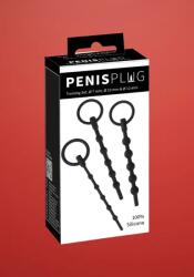 Penis Plug, You2Toys Penis Plug - Szilikon dilátor szett (fekete)