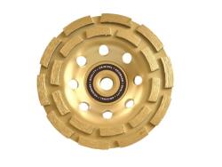 GEKO Heidmann kétsoros gyémánt csiszolókorong, 5 mm, 125mm, M14 (H00120)