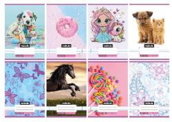 Nebulo Füzet, A5, 1. osztályos vonalas, 14-32, Cuki minták, Nebulo (DB5999565288945) - tonerpiac