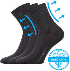 Lonka zokni Demedik sötétszürke 3 pár 43-46 110466 (110466)