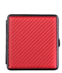 Angelo piros textil mintás cigaretta tárca, 20 szálas (A-806560-piros)