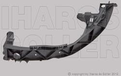 BMW 1 2004-2007 E87 - Első lökhárítótartó sín, bal (fényszóró alatti)