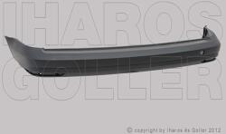 VW Caddy 2015-2020 - Hátsó lökhárító fekete, hosszú