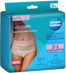  Canpol babies 2az1ben szülés utáni pelenka L/XL 5db