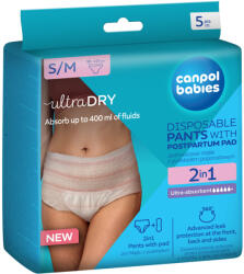  Canpol babies 2az1ben szülés utáni pelenka S/M 5db