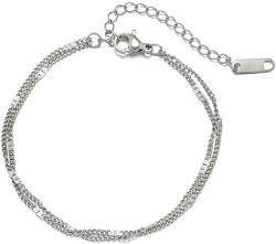 HARAHU Brățară FR-34180 - Argintie KP34180