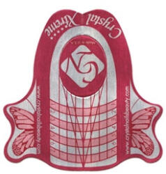 Crystal Nails - Xtreme Pillangó sablon - Stiletto segédvonallal - 300db