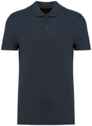 Kariban Unisex pamut piké galléros póló Kariban KA295 Navy-L (ka295nv-l)
