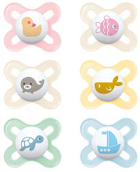 MAM Játszócumi Original Start, megújult szilikon lapított (méret: 1) 0 - 2 hó (jcmosu)