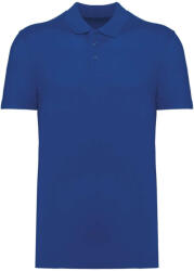 Kariban Unisex pamut piké galléros póló Kariban KA295 Royal Blue-M (ka295ro-m)