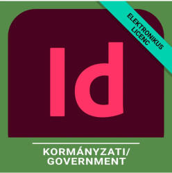 Adobe InDesign - Pro for teams - Kormányzati, Többnyelvű, Új előfizetés, 12 hónap (30002375CC01A12)