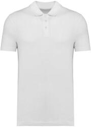 Kariban Unisex pamut piké galléros póló Kariban KA295 White-3XL (ka295wh-3xl)