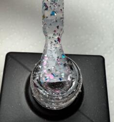 Everin Galaxy Top Everin 02 - Top Coat Non Wipe cu fulgi irizați multicolor 15 ml (GXY-2)