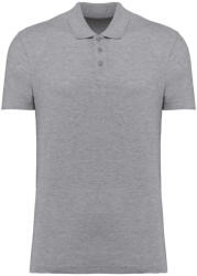 Kariban Unisex pamut piké galléros póló Kariban KA295 Oxford Grey-L (ka295oxg-l)
