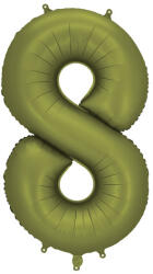  8'' számú fólia lufi, 86 cm, olíva (FB1S-8-097)