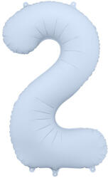  2'' számú fóliás léggömb, 86cm, ködkék (FB1T-2-093)