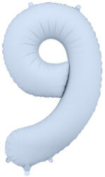  9'' számú fóliás léggömb, 86cm, ködkék (FB1T-9-093)