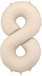  8'' számú fólia lufi, 86 cm, világos meleg szürke (FB1T-8-013J)