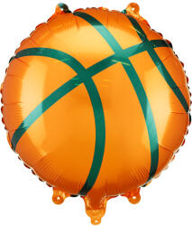  Fóliás léggömb kosárlabda, 35x35 cm, mix (FB294)