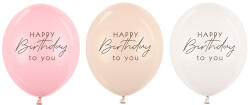  Lufi 30 cm, Boldog születésnapot, rózsaszín mix (1 db / 50 db) (SB14P-341-081)