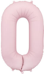  0'' számú fólia lufi, 86 cm, világos rózsaszín (FB1T-0-081J)