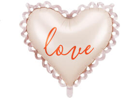  Fólia léggömb szív, 50x47cm, mix (FB261)