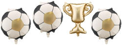  Fóliás lufi Garlands Trophyhoz golyókkal, 33x33 cm és 34 cm, mix (1 pkt / 4 db. ) (FB301)