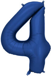  4-es' számú fólia léggömb, 86 cm, sötétkék (FB1S-4-074)