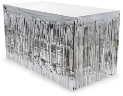  Rojtos asztalszoknya, ezüst, 300x80cm (SKT1M-018)
