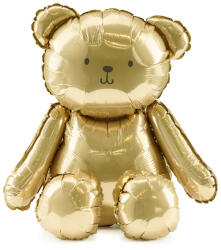 Fóliás Balloon Bear, 43x53 cm, arany (FB286-019)