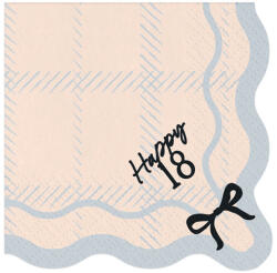  Happy 18 szalvéta, 33x33 cm, mix (1 db / 12 db) (SP33-102-18)