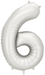  6'' számú fólia lufi, 86 cm, ezüst (FB1S-6-018)