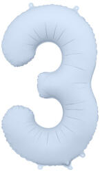  3'' számú fóliás léggömb, 86 cm, ködkék (FB1T-3-093)