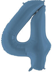  4'' számú fóliás léggömb, 86 cm, sötétkék (FB1T-4-074)